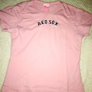 Boston Red Sox T shirt pink size M